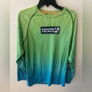 Hook & Tackle 50 UPF protection Long Sleeve shirt medium fishing outdoors boat